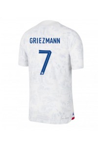 Frankrike Antoine Griezmann #7 Fotballdrakt Borte Klær VM 2022 Korte ermer